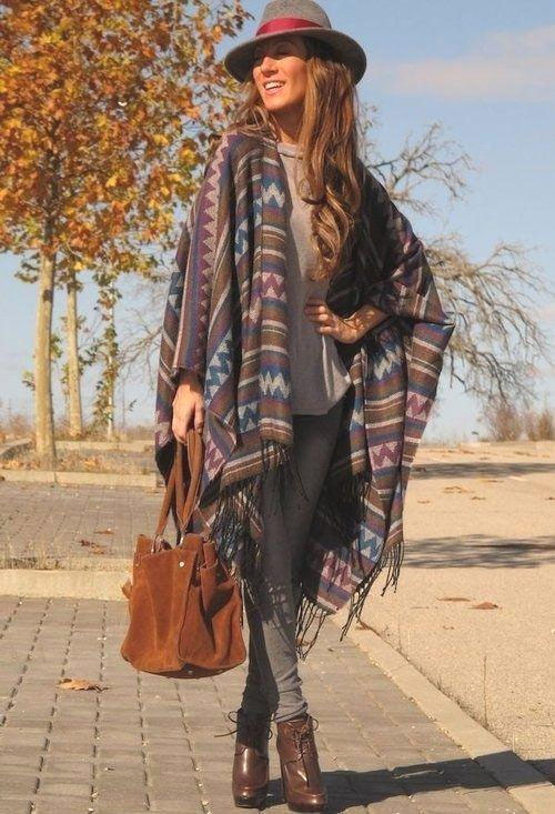 different styles of poncho,poncho types,winter poncho,winter fashion,fashion trends
