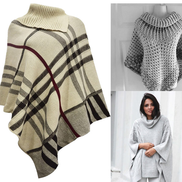 different styles of poncho,poncho types,winter poncho,winter fashion,fashion trends