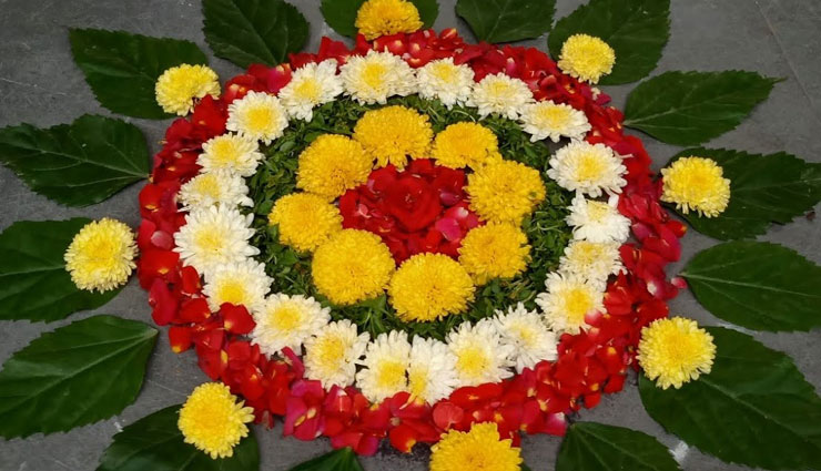 onam,pookalam designs to try for onam,flower rangolis,traditional malayali rangoli