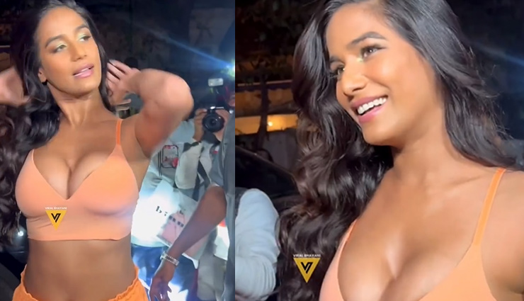 ब्रालेट पहन बर्थडे पार्टी में पहुंची पूनम पांडे, बोल्डनेस से भरा वीडियो वायरल