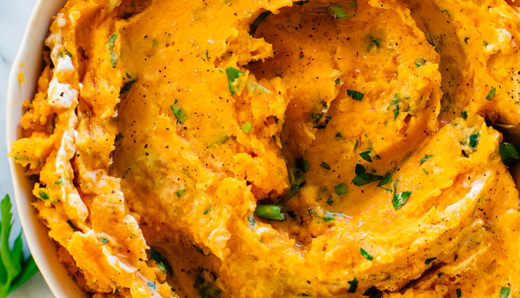 Recipe- Perfect Sweet and Savory Dish Mashed Sweet Potatoes