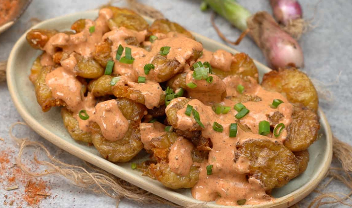 mouthwatering restaurant style cajun potatoes,food,easy recipe