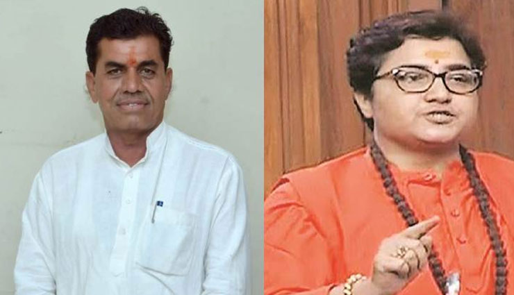 congress mla dangi,congress mla dangi threatens to burn alive pragya,news