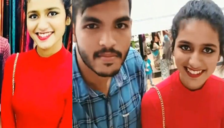 लाल रंग के लिबास में यूं नजर आईं प्रिया प्रकाश, वीडियो हुआ 'Viral'