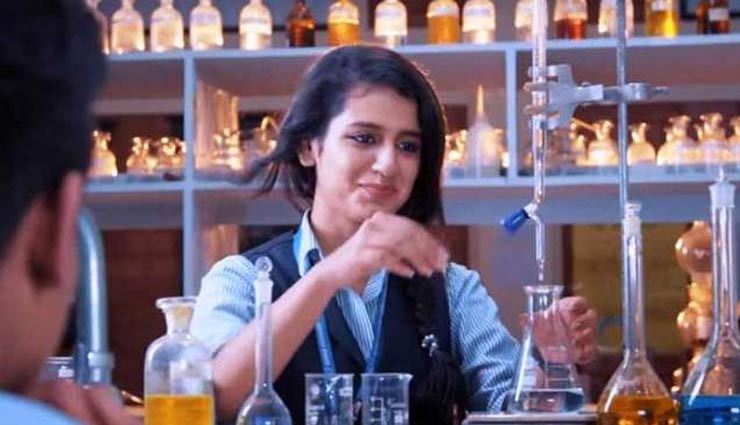 प्रिया प्रकाश का नया वीडियो हुआ वायरल, स्कूल लैब में रोमांस करते आईं नजर