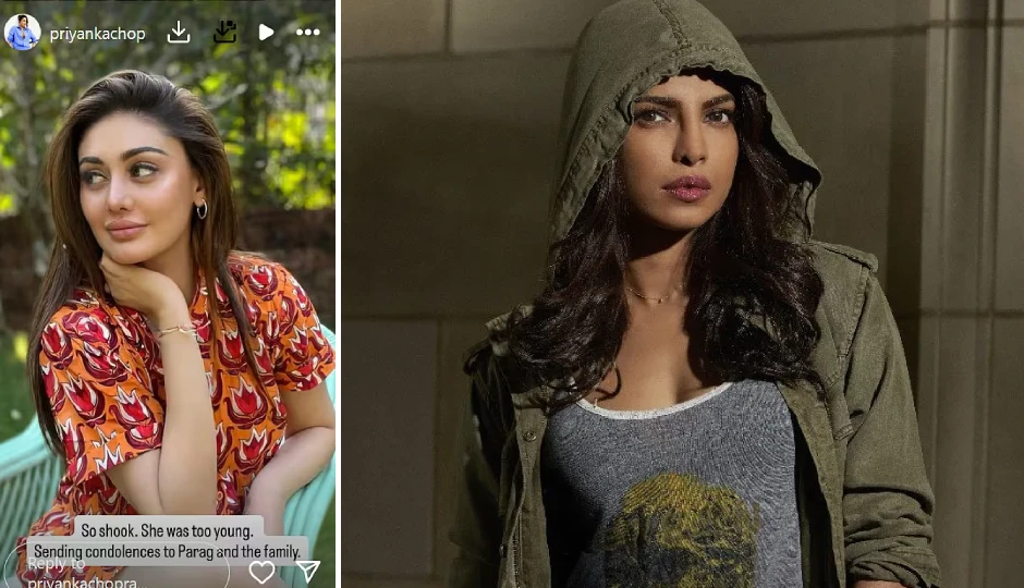 shefali jariwala death,priyanka chopra emotional message,shefali jariwala tribute,priyanka instagram post,bollywood mourning,kanta laga girl death,shefali jariwala news,priyanka chopra reaction