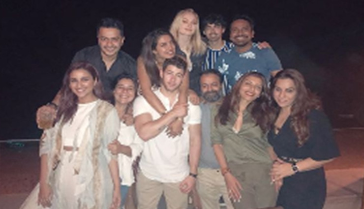 Priyanka Chopra Welcomes Joe Jonas and Sophie Turner With a Bash
