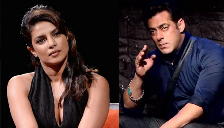 सलमान के निशाने पर फिर आई प्रियंका चोपड़ा, कैटरीना हुई . . . . .