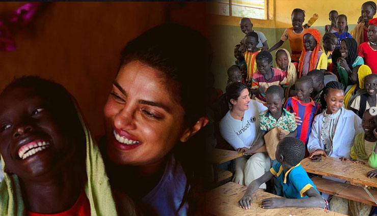 कान्स के बाद इथियोपिया पहुंची प्रियंका चोपड़ा, शरणार्थी कैम्प में बच्चों से मिलीं