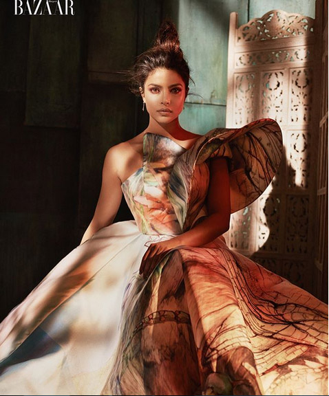 priyanka chopras latest photoshoot,harpers baazaar,bazaar vietnam,entertainment news