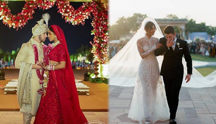 110 कारीगरों की 3,720 घंटो की मेहनत के बाद तैयार हुआ था प्रियंका चोपड़ा की शादी का लहंगा, लिखवाया था पति का नाम