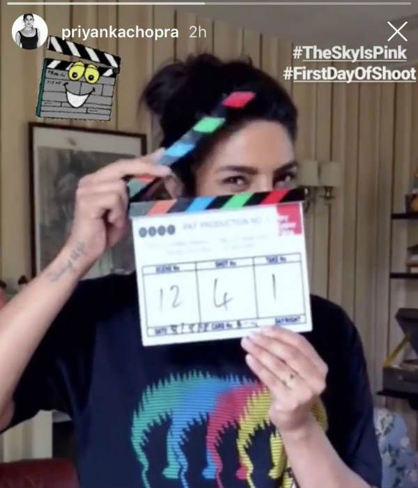 इस फिल्म से बॉलीवुड में कमबैक कर रही है प्रियंका चोपड़ा, शेयर की पहली तस्वीर bollywood,priyana chopra,the sky is pink