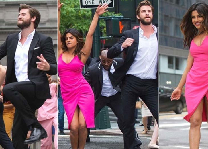 priyanka chopra,dance,street,newyork,hollywood