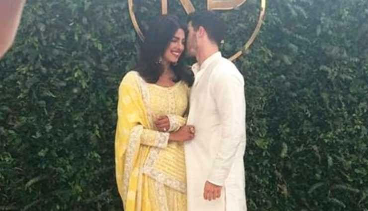 सगाई की पहली फाेटो आई सामने, पीले और सफेद कॉम्बिनेशन में बला की खूबसूरत लग रहीं प्रियंका