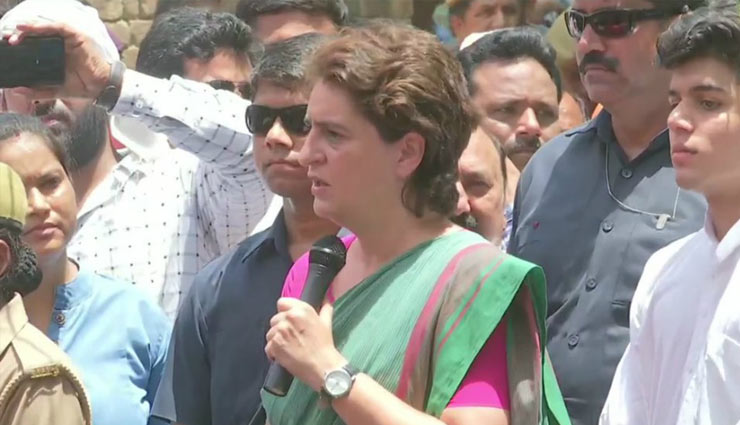 किसान का 40 हजार का कर्ज ब्याज लगते-लगते एक लाख हो गया, धन्नासेठों के करोड़ों चुटकी में हो जाते है माफ : प्रियंका गांधी 