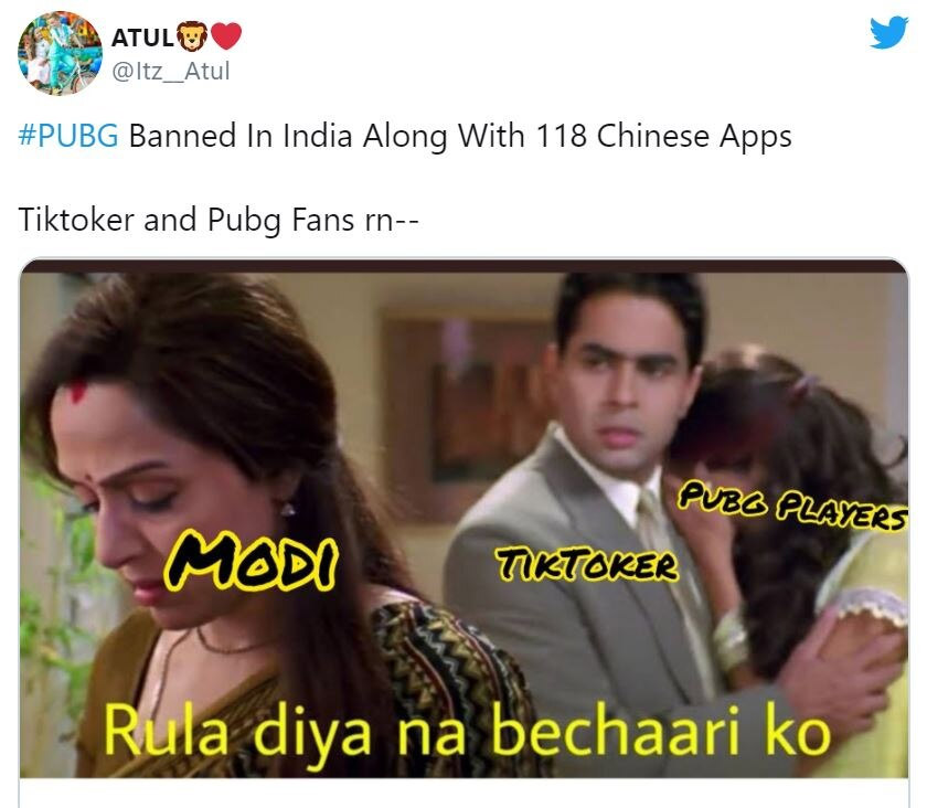 pubg,pubg banned,pubg banned in india,social media reaction,news,china apps banned in india ,चीन,चीनी एप्स,सोशल मीडिया
