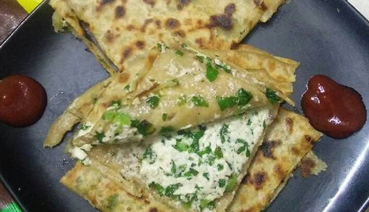 Recipe - Refreshing Twist to Classic Parathas Pudina Paneer Paratha
