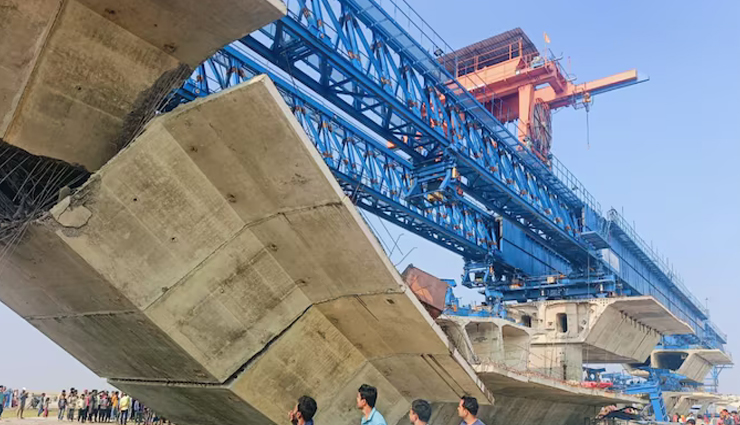 बिहार: निर्माणाधीन पुल गिरने से एक की मौत, 9 घायल, जांच जारी