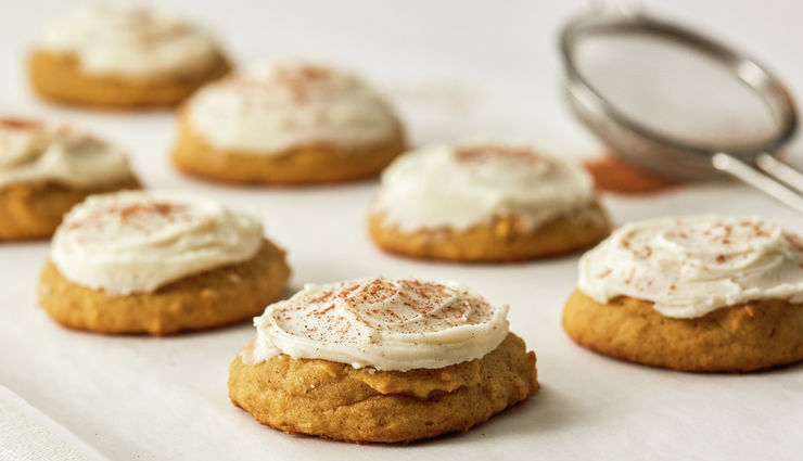 Recipe- Easy To Make Pumpkin Sugar Cookies With Ginger Maple Glaze