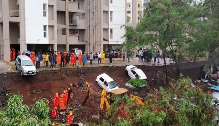 महाराष्ट्र: पुणे में बारिश से बड़ा हादसा, 20 फीट ऊंची दीवार गिरने से 4 बच्चों समेत 16 लोगों की मौत 