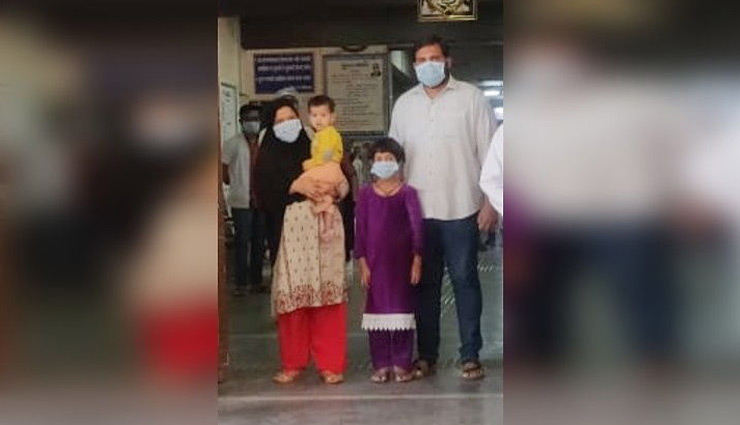 कोरोना के खिलाफ जंग / 1 और 8 साल की बच्ची समेत 4 लोगों के एक परिवार ने कोरोना को दी मात