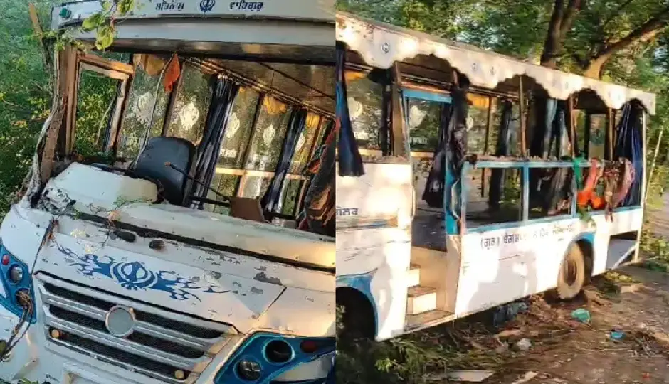 पंजाब में दर्दनाक सड़क हादसा, बस दुर्घटनाग्रस्त, 5 लोगों की मौत, 15 से अधिक यात्री घायल
