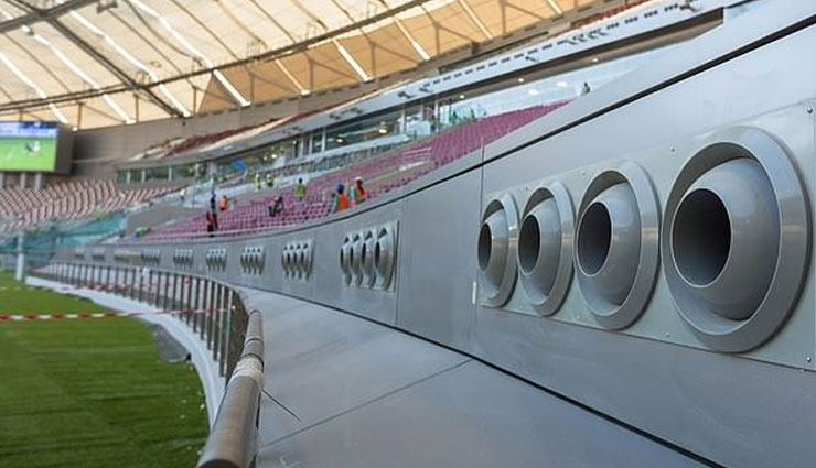 भीषण गर्मी से परेशान कतर, सरकार ने बाजारों में लगाए एसी, सड़क पर ब्लू कोटिंग की 