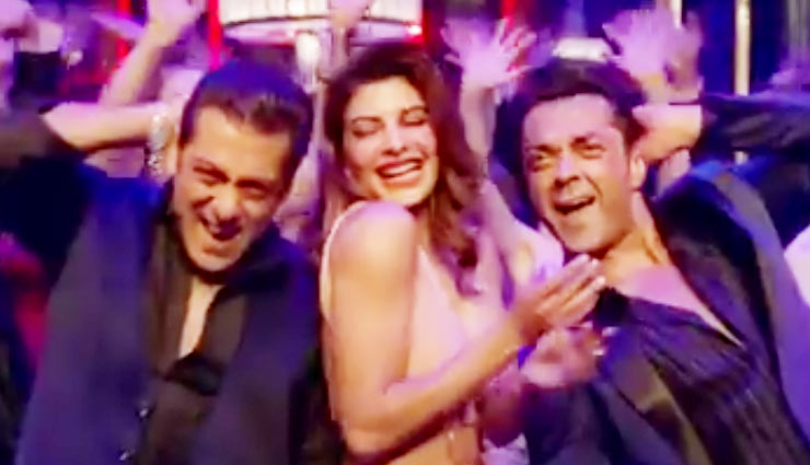 सलमान खान की फिल्म 'रेस 3' का गाना 'पार्टी चले ऑन' हुआ रिलीज, लंबे अरसे बाद डांस करते नज़र आये बॉबी देयोल