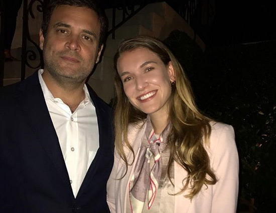 राहुल गांधी की फैन हुई स्पेनिश अभिनेत्री, सोशल मीडिया पर शेयर की फोटो