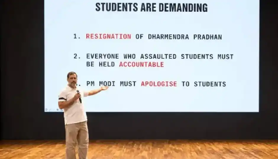 'धर्मेंद्र प्रधान इस्तीफा दें', राहुल गांधी ने सरकार के सामने रखीं छात्रों की 3 प्रमुख मांगें