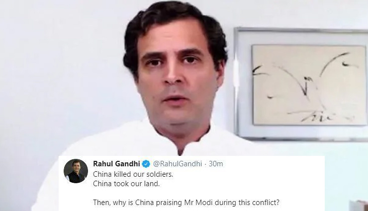 हमारे सैनिकों को मारा, जमीन छीनी, फिर क्यों मोदी की तारीफ कर रहा चीन? : राहुल गांधी
