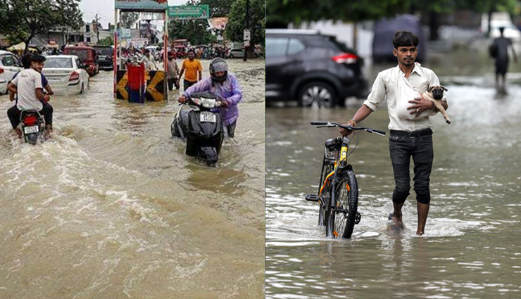 बारिश से यूपी बेहाल, दो भाईयों सहित 23 मरे, मौसम विभाग का अनुमान अभी नहीं बदलेगी स्थिति
