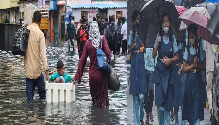 तमिलनाडु में जारी है लगातार बारिश का दौर, स्कूलों में छुट्‌टी