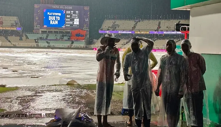 बारिश ने रोक दिया पंजाब किंग्स और कोलकाता नाइट राइडर्स का मैच, दोनों टीमों में बंटे 1-1 अंक