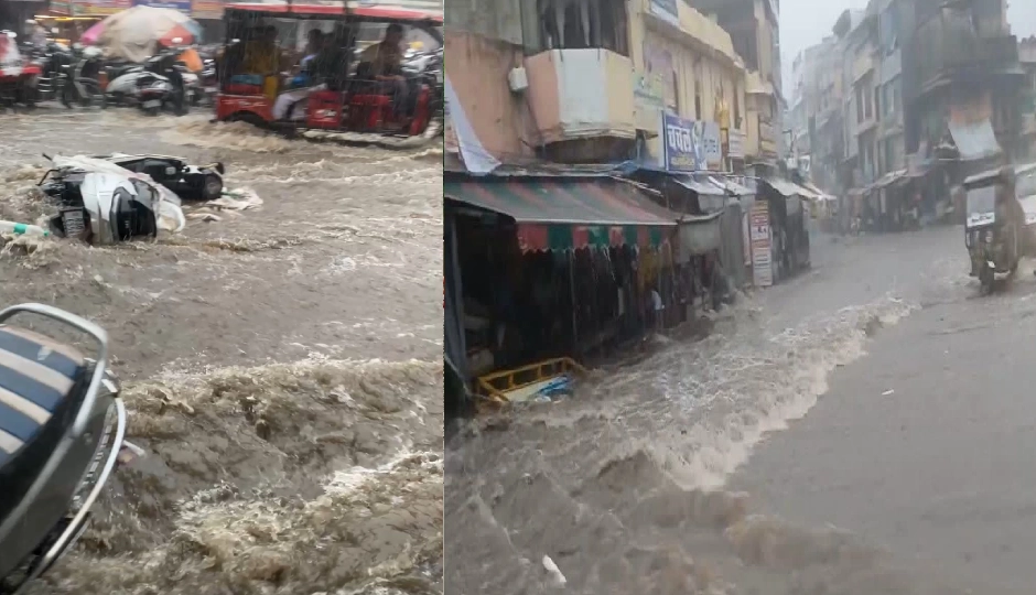 rajasthan rains 2025,bisalpur water level,chittorgarh flood,kota heavy rainfall,sdrf rescue,bund dam overflow,monsoon damage rajasthan,triveni river,chambal flood,roads closed rajasthan,july rains rajasthan