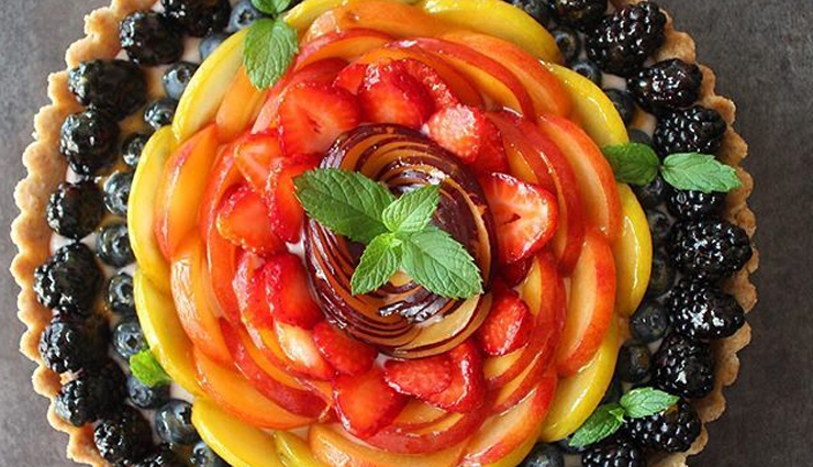 Recipe- No Bake Rainbow Fruit Tart