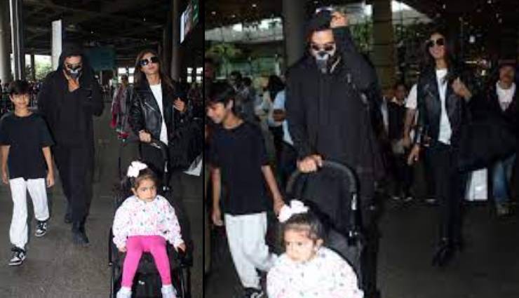 परिवार के साथ एयरपोर्ट पर स्पॉट हुए राज कुंद्रा, फिर छुपाया चेहरा, बॉलीवुड में डेब्यू की तैयारी