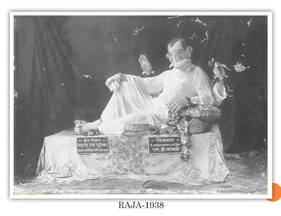 lalbaugcha raja,early 90 look of lalbaugcha raja