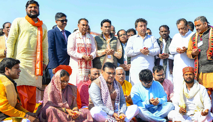 rajasthan government at prayagraj kumbh,rajasthan government participation in mahakumbh,prayagraj kumbh rajasthan government,kumbh mela rajasthan photos,rajasthan officials at prayagraj kumbh,rajasthan delegation prayagraj kumbh,mahakumbh rajasthan government,rajasthan government kumbh mela images,rajasthan visit prayagraj kumbh