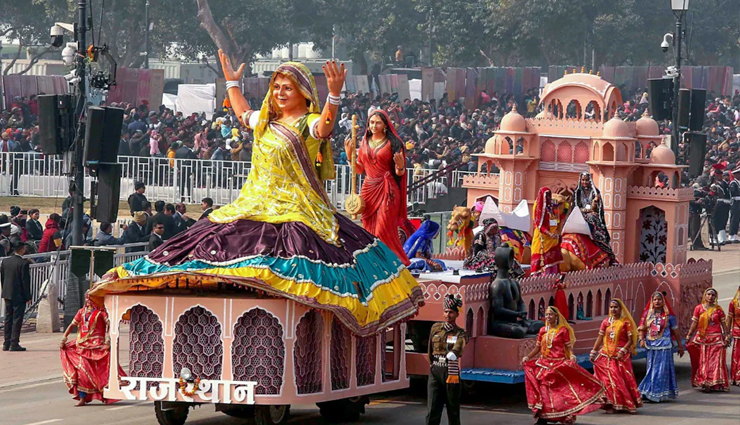 75वाँ गणतंत्र: समारोह में चमकी राजस्थान की झांकी, दिखा भक्ति, शक्ति और संस्कृति का संगम, हस्तशिल्प ने छोड़ी छाप
