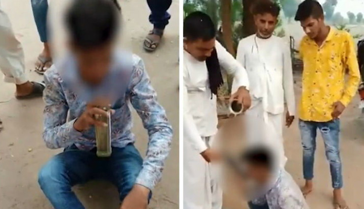 अमानवीय घटना / राजस्थान में पंचों ने सजा के तौर पर युवक को जूते में पानी और पेशाब पिलाया
