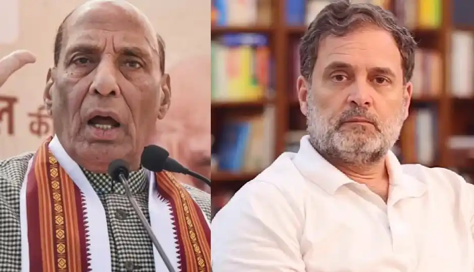 राजनाथ सिंह का विपक्ष पर तीखा हमला, बोले- बांग्लादेश की तर्ज पर सत्ता बदलने की कोशिश, देश में अराजकता फैलाना एजेंडा