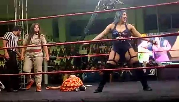 घायल होने के बाद बोली राखी सावंत- मुझे पटखने के लिए तनुश्री दत्ता ने दिए थे रेसलर को पैसे, वीडियो bollywood,rakhi sawant,tanushree dutta,american wrestler