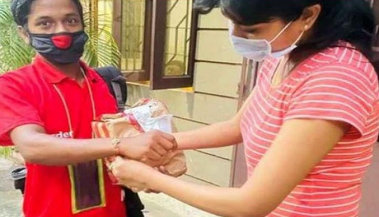 इस अनोखी घटना ने छोड़ी लोगों के दिलों पर छाप, डिलीवरी बॉय की सूनी कलाई देख बांधी राखी