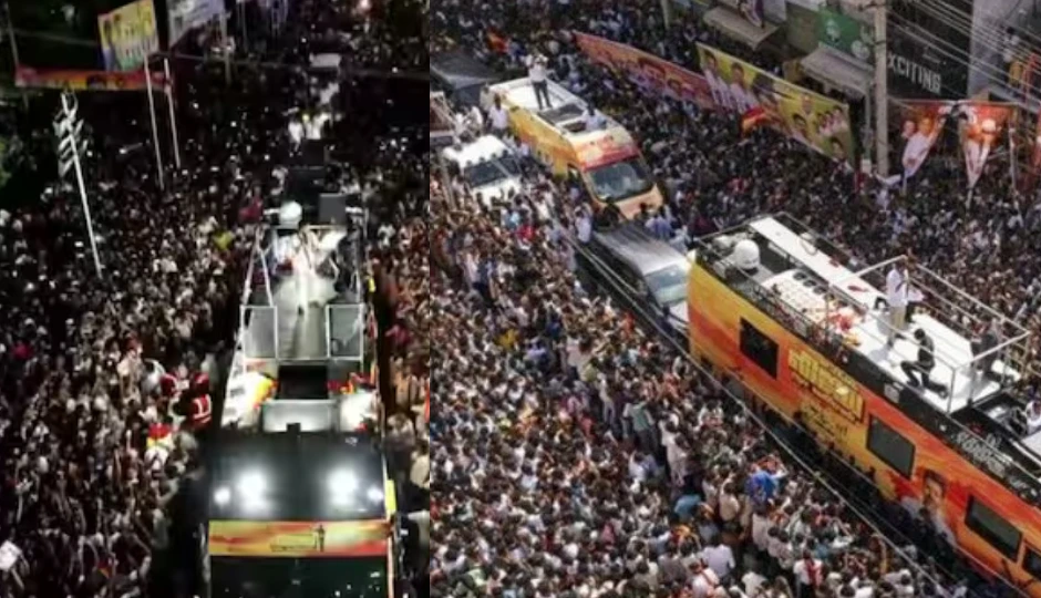 तमिलनाडु: विजय की रैली बनी हादसे का मैदान, भगदड़ में 31 लोगों की मौत, कई घायल