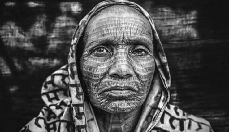 100 सालों से चली आ रही अनोखी परंपरा, लोग पूरे शरीर पर गुदवाते हैं राम नाम के टैटू weird news,weird incident,weird ritual,chhattisgarh,ramnami society,ram name tattoo