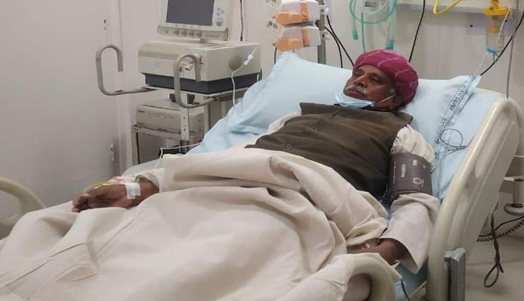 अलवर : आन्दोलन में 3 दिन का अनशन करने वाले किसान नेता रामपाल जाट अस्पताल में भर्ती