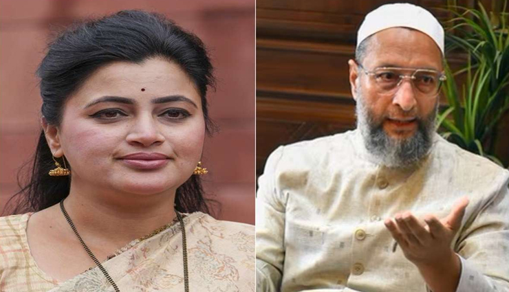 भाजपा की नवनीत राणा ने राष्ट्रपति को लिखा पत्र, 'जय फिलिस्तीन' के लिए ओवैसी को सांसद के रूप में अयोग्य ठहराने की मांग
