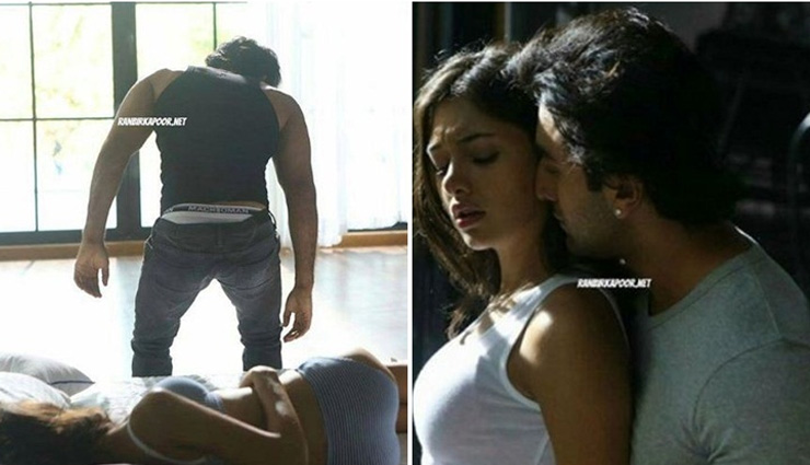 ranbir kapoor coziness with his mystery girl,ranbir kapoor seen with mystery model,ranbir kapoor romancing,upcoming ad shoot of ranbir kapoor