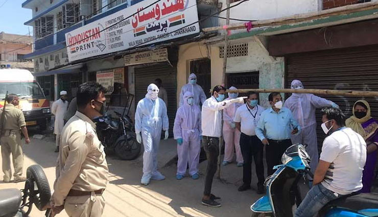 coronavirus update,protest over patient burial in ranchi,ranchi,news